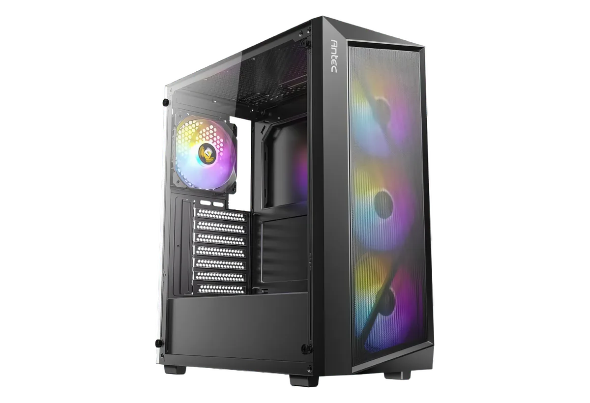 PC gaming assemblato RTX 5060 con case Antec AX67 ARGB